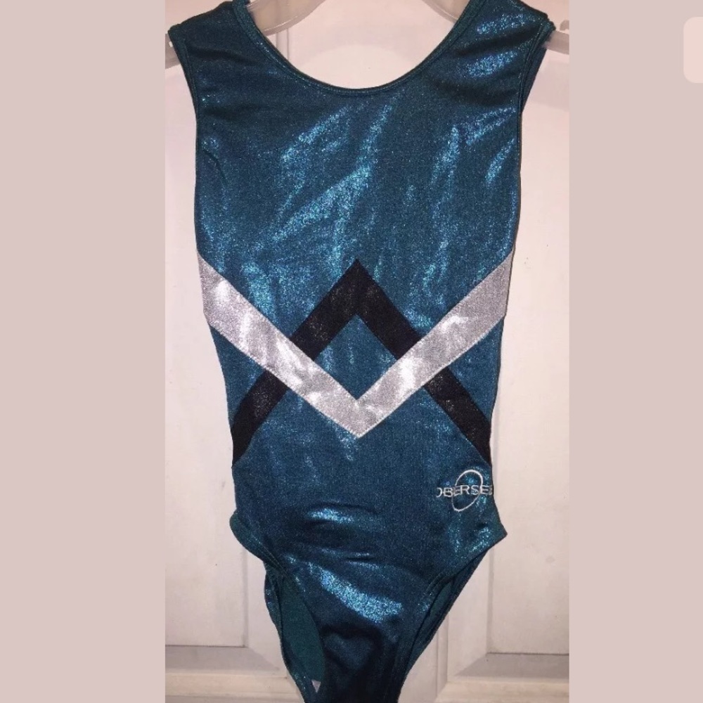 Girls dance gymnastics leotard Obersee Med